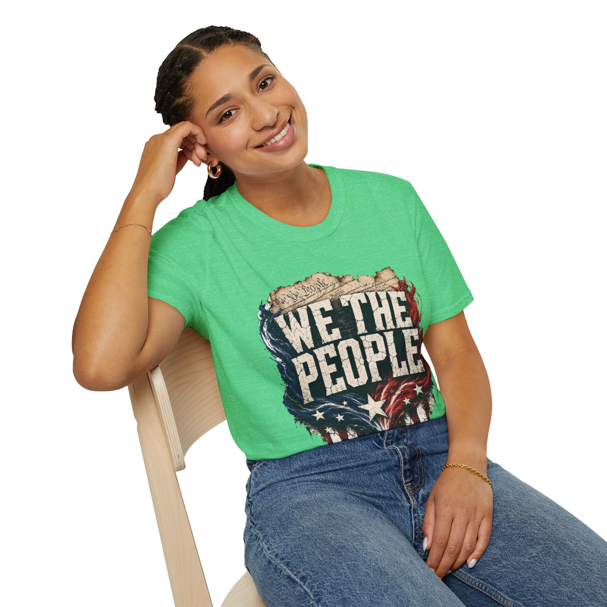 We The People T‑Shirt — Patriotic Americana Tee with ‘We The People’ Design