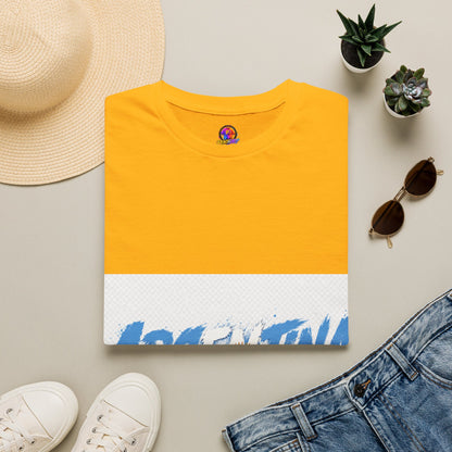 Argentina Graphic T-Shirt — Argentina Typography Tee with Sun & Flag Colors