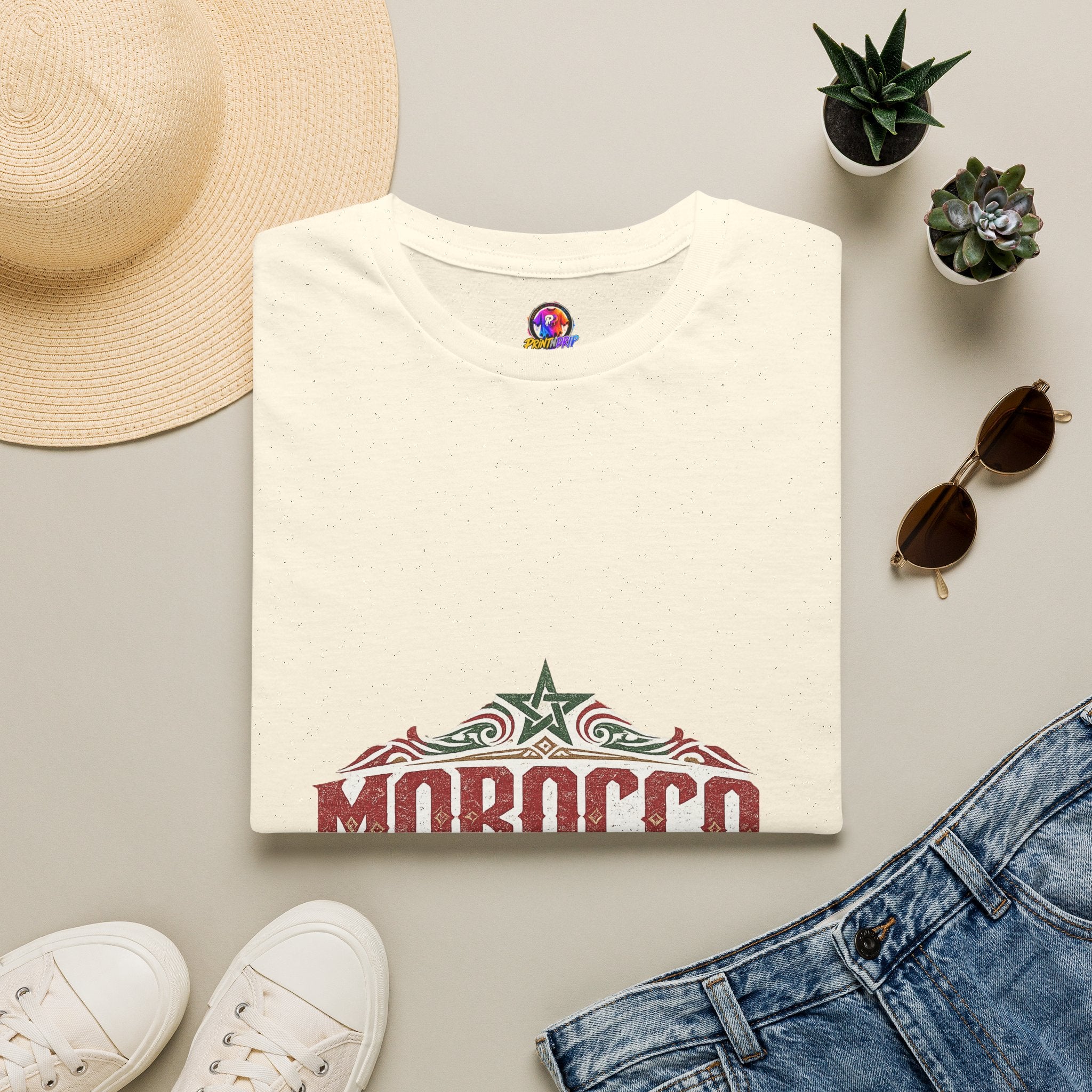 Morocco Vintage Graphic T-Shirt — Retro Travel Tee