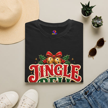 Jingle Bell Crew T-Shirt — Festive Christmas Holiday Tee