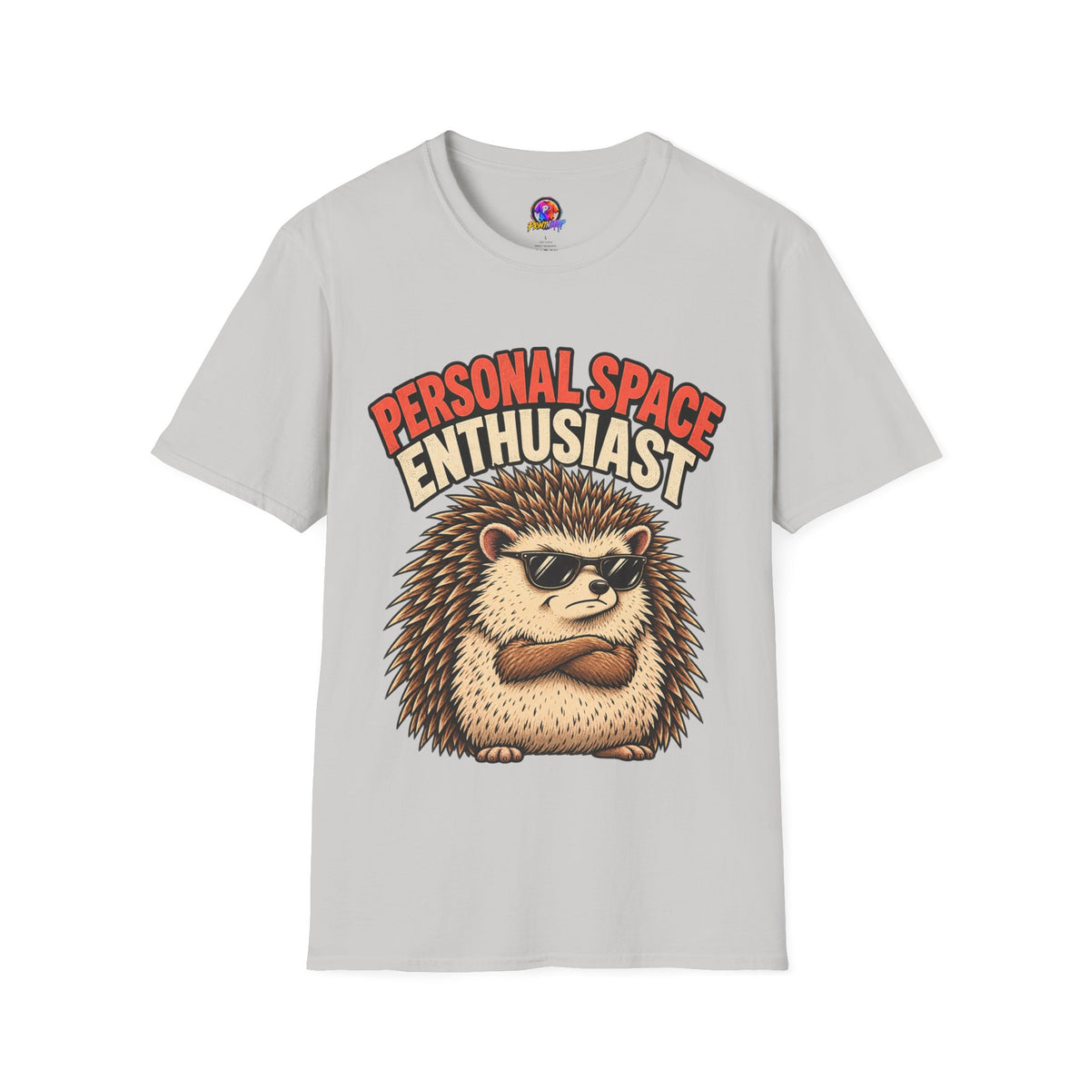 Personal Space Enthusiast T-Shirt — Funny Hedgehog Graphic Tee