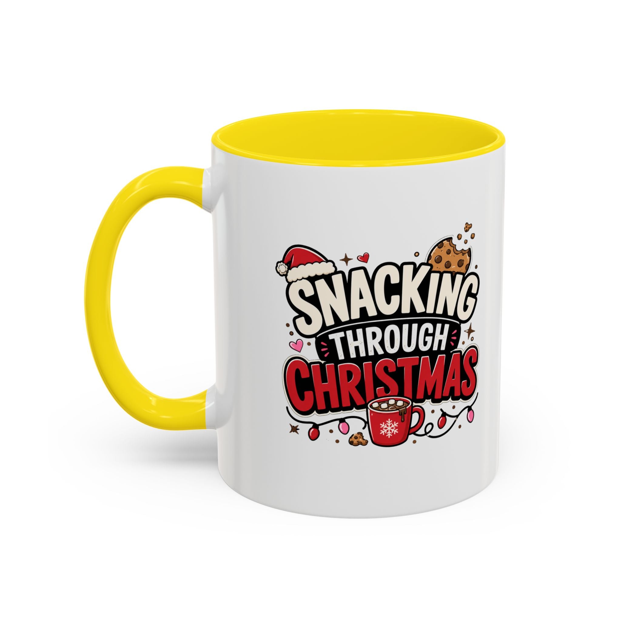 Modern Day Christmas Snacking Through Christmas Coffee Mug