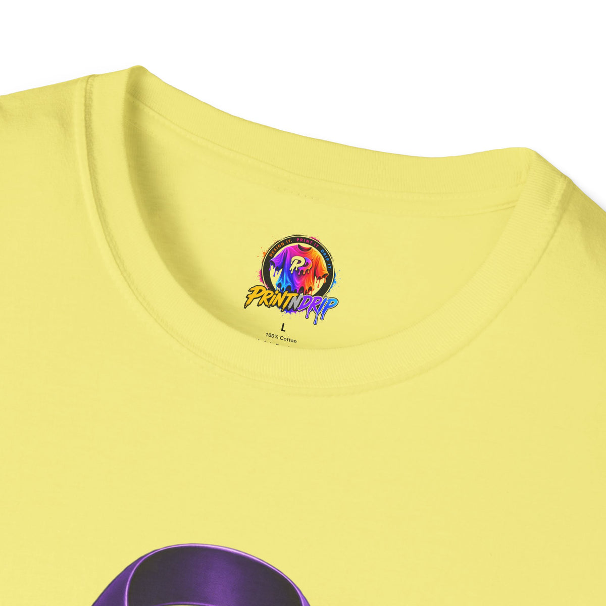 Break The Cycle Purple Ribbon T-Shirt — Domestic Violence Awareness Tee