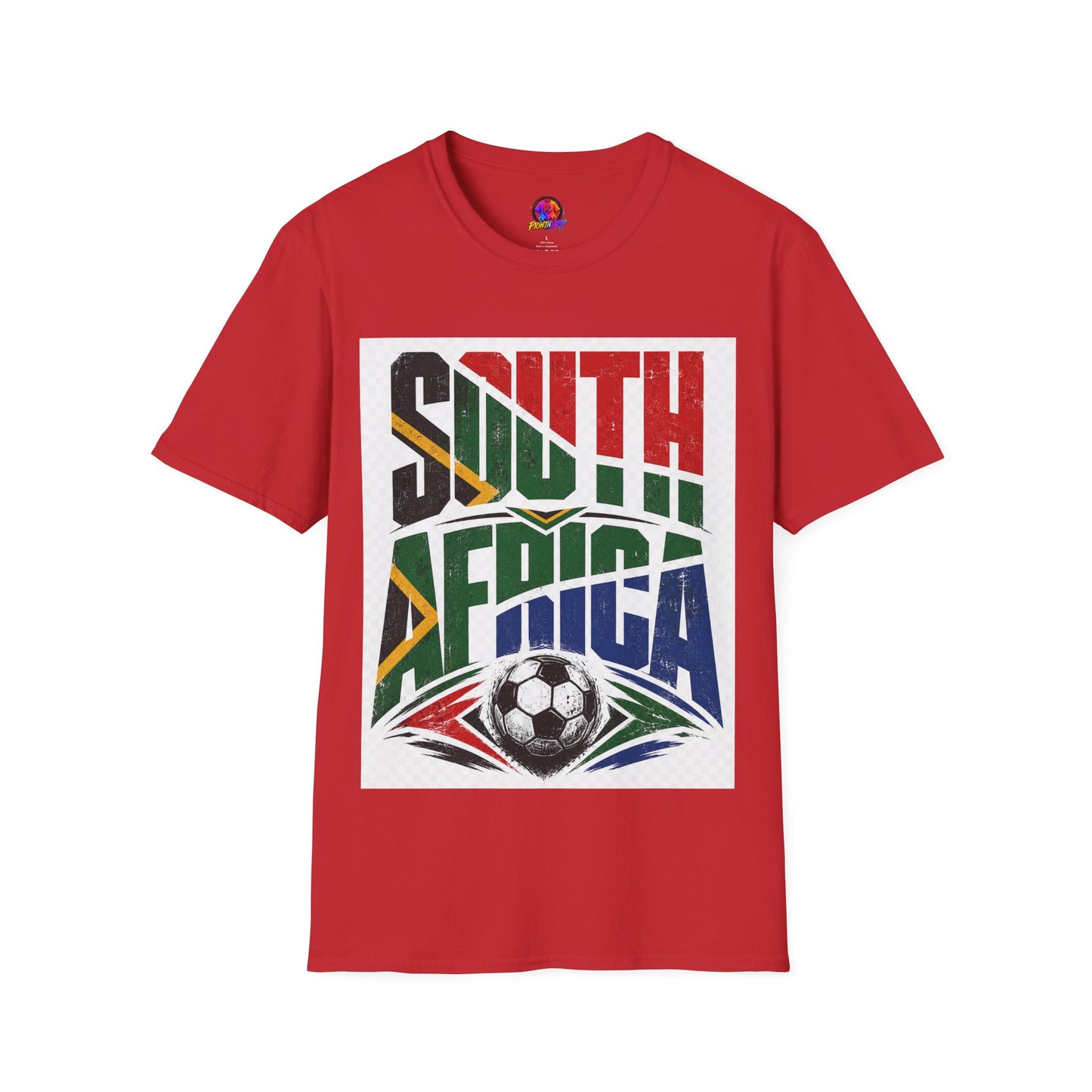 South Africa Soccer T-Shirt — Vintage Flag Football Fan Tee