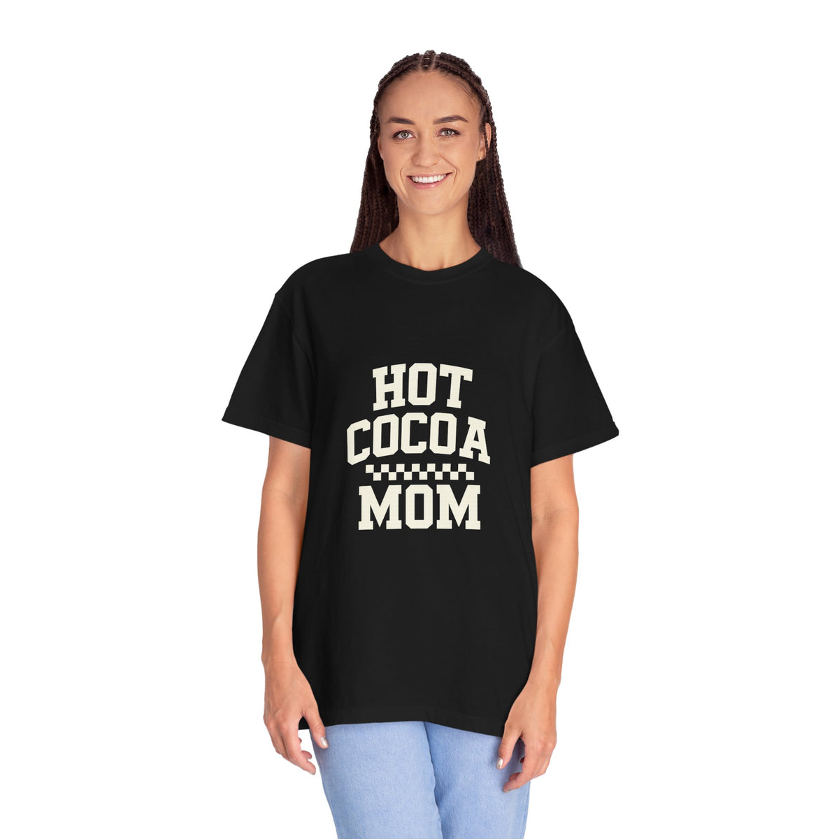 Hot Cocoa Mom T-Shirt — Cozy Holiday Mom Gift - Trending Now - October 2026