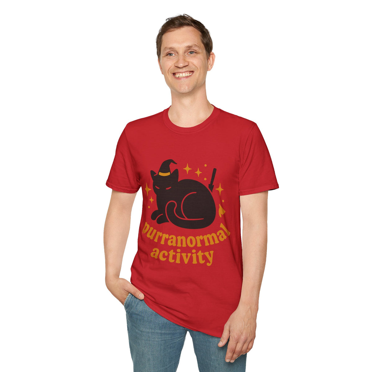 Paranormal Activity Circle T-Shirt — Cute Retro Ghost & Stars Tee - Trending Now - August 2026