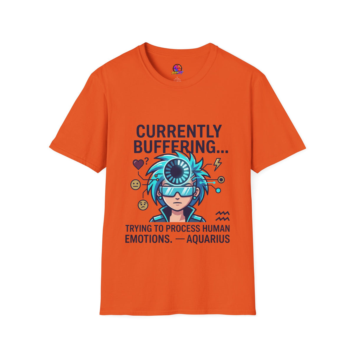 Currently Buffering T-Shirt — Funny Aquarius Zodiac Tee