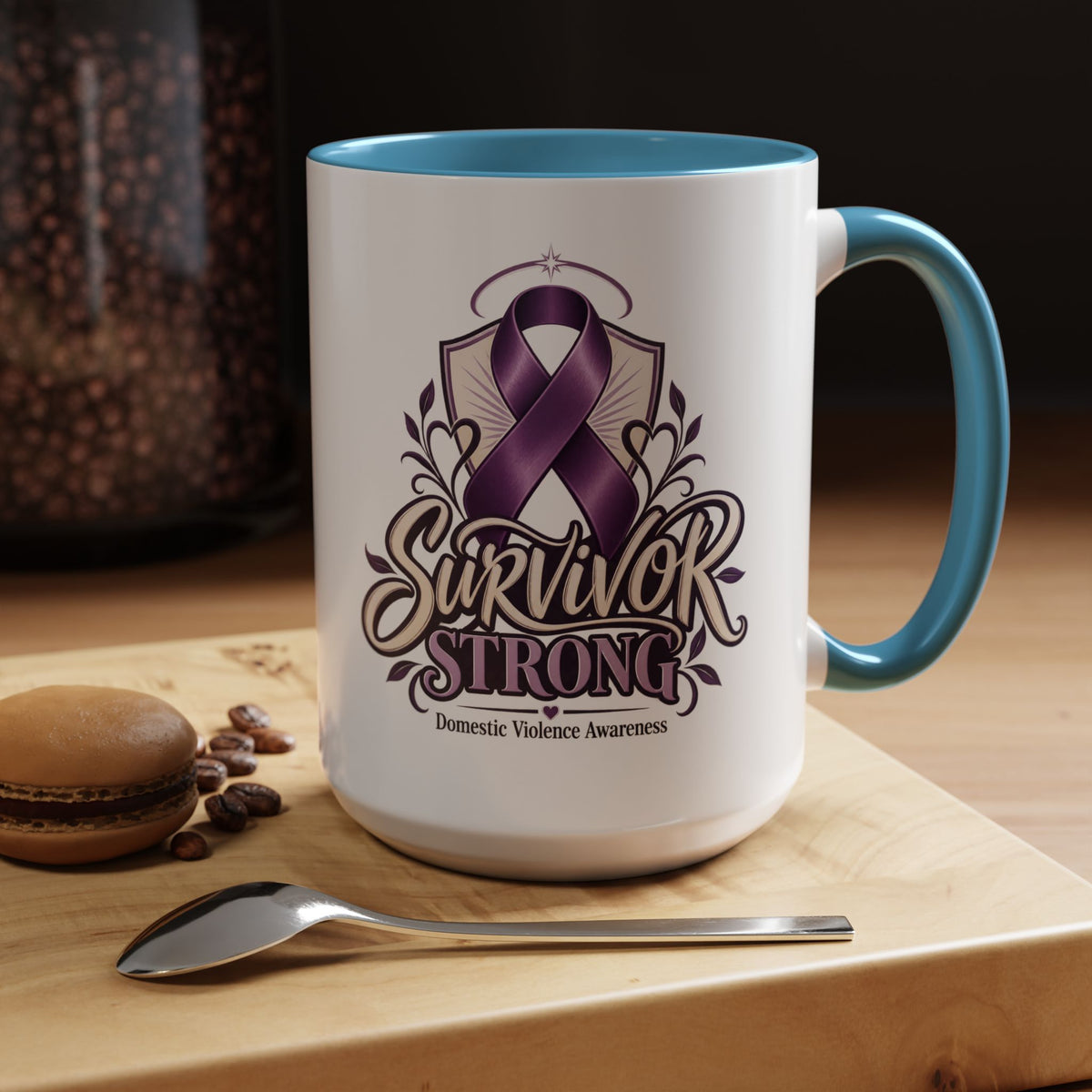 Domestic Violence Awareness Survivor Strong Coffee Mug