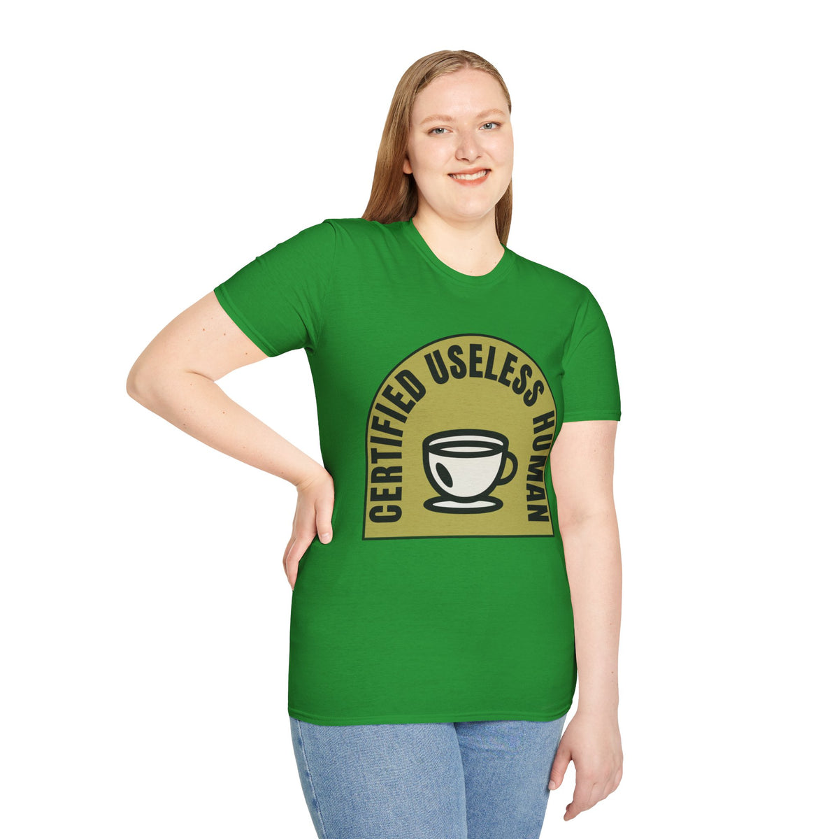 Certified Useless Human T-Shirt — Funny Coffee Lover Graphic Tee - Trending Now - August 2026