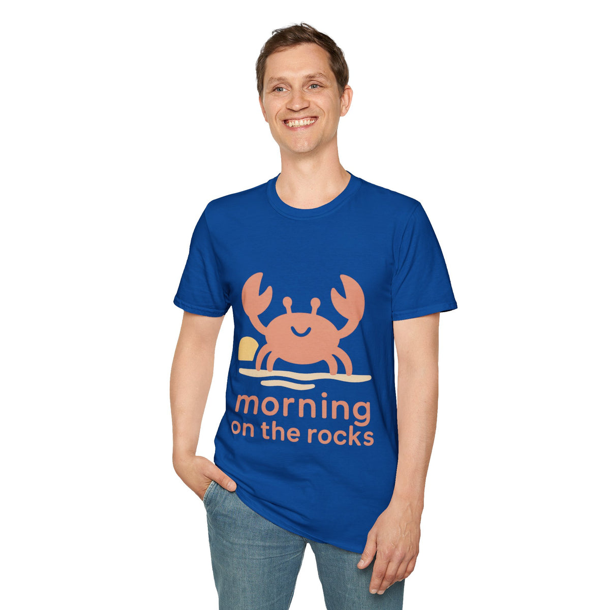 Cute Crab Morning on the Coast Graphic Tee - Trending Now - September 2026