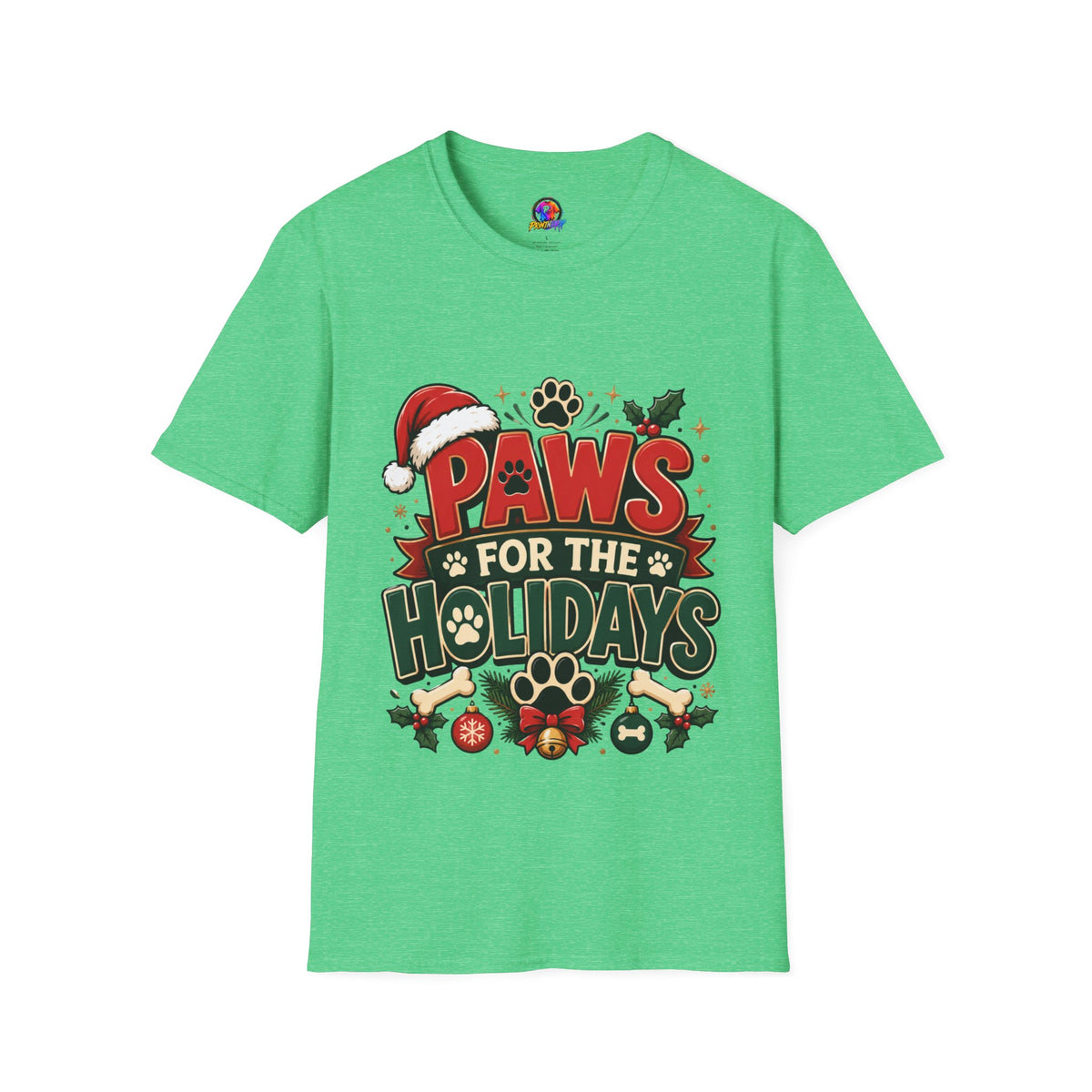 Paws for the Holidays T-Shirt — Festive Christmas Pet Lover Tee
