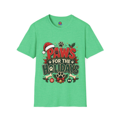 Paws for the Holidays T-Shirt — Festive Christmas Pet Lover Tee
