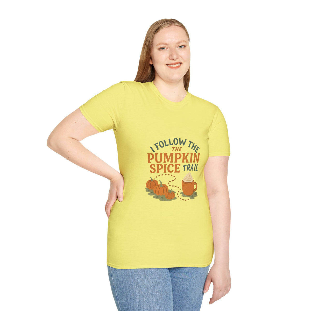 Pumpkin Spice Trail T-Shirt — Fall Coffee & Pumpkin Patch Tee - Trending Now - October 2026