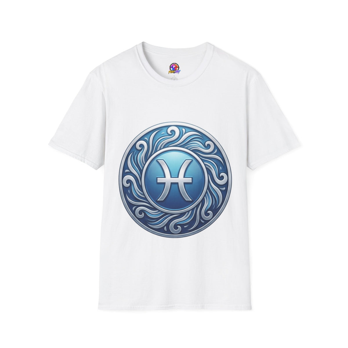 Pisces Zodiac T-Shirt – Blue Water Sign Astrology Tee