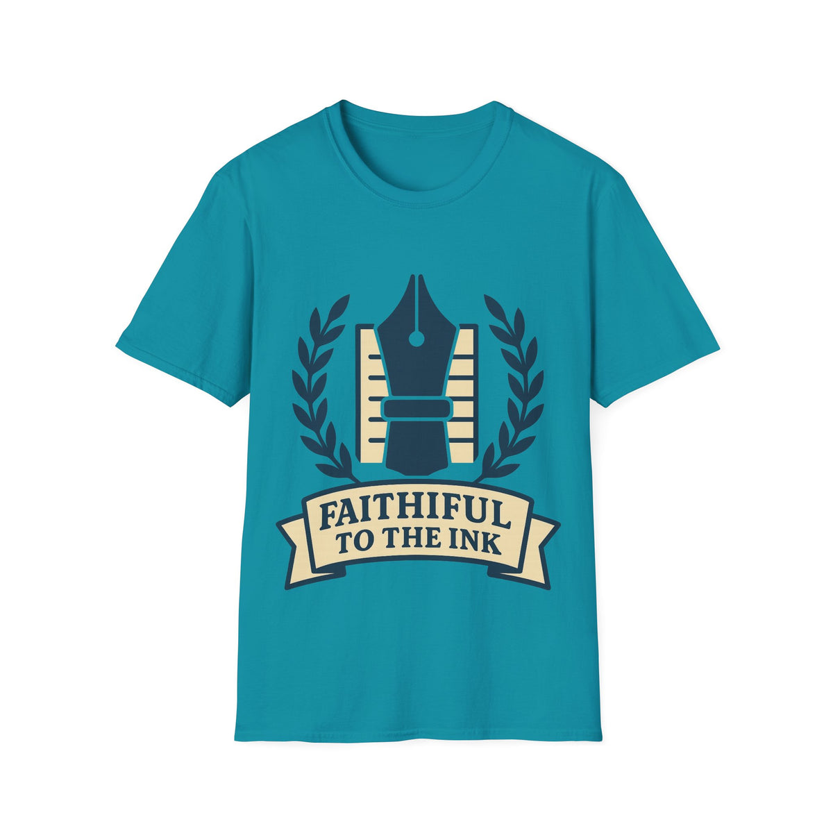 "Faithful To The Ink" Vintage Fountain Pen Tee | Retro Author Writer T-Shirt - Trending Now - September 2026