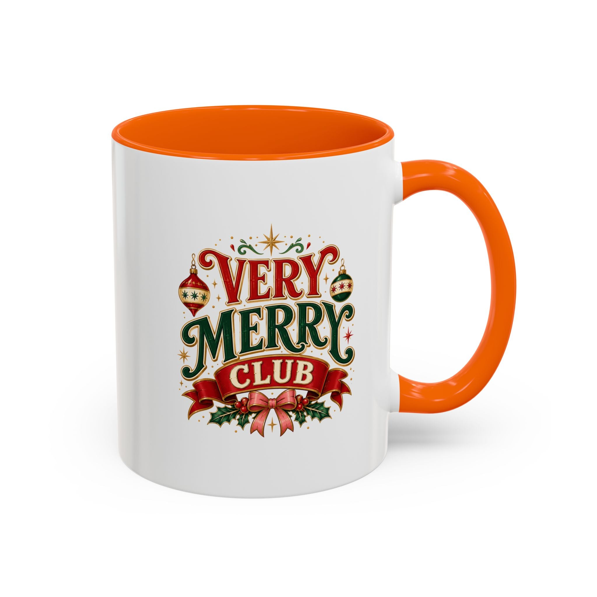 Very Merry Club Coffee Mug — Christmas Holiday Accent Mug