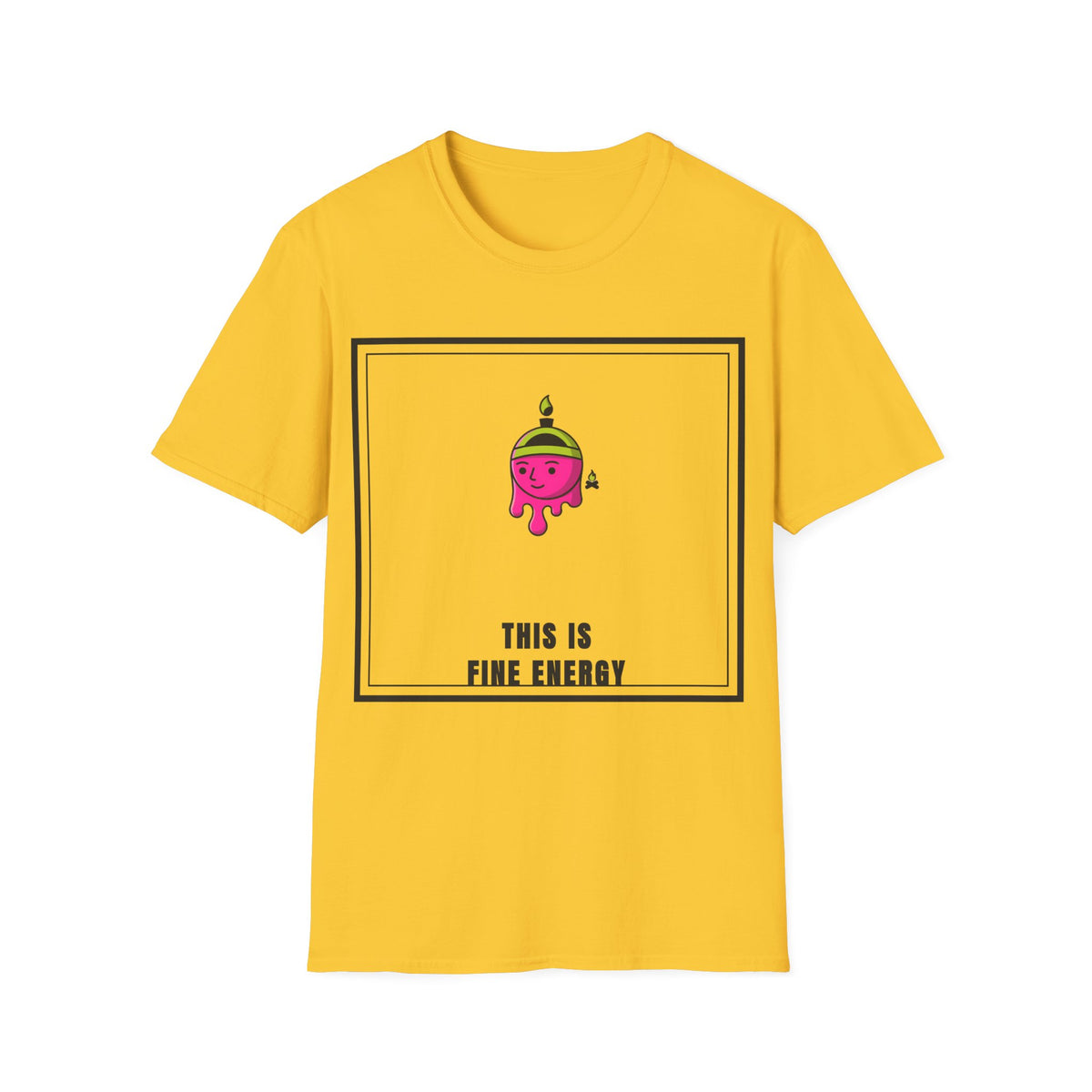 This Is Fine Energy T‑Shirt — Cute Pink Character Graphic Tee - Trending Now - September 2026