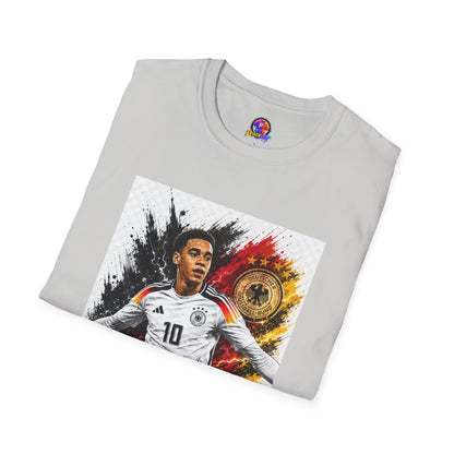 Germany Soccer Player Graphic T-Shirt — Jamal Musiala Germany Jersey Design