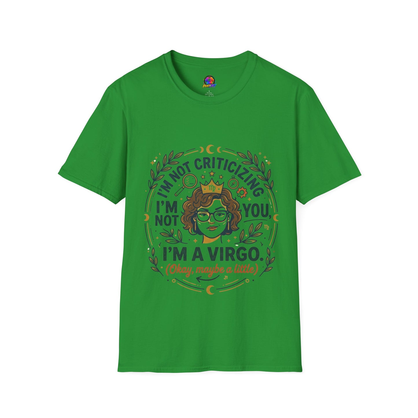 Virgo Zodiac T-Shirt — “I’m Not Criticizing, I’m a Virgo (Okay, Maybe a Little)”
