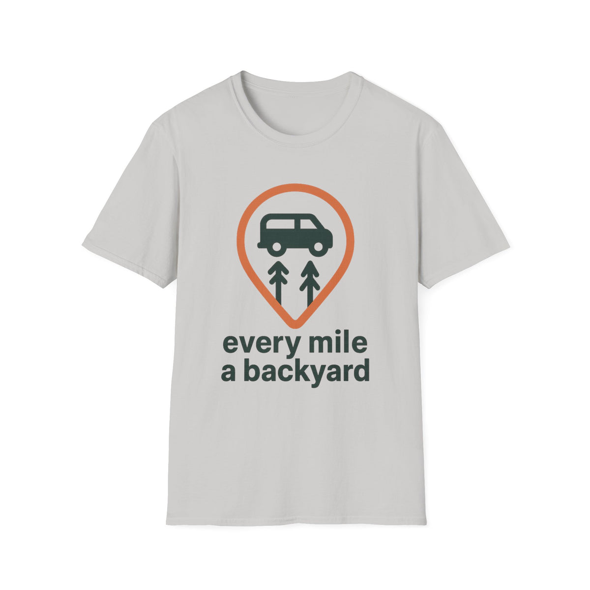 Minimalist Campervan T‑Shirt — Tiny Van Badge Graphic - Trending Now - August 2026