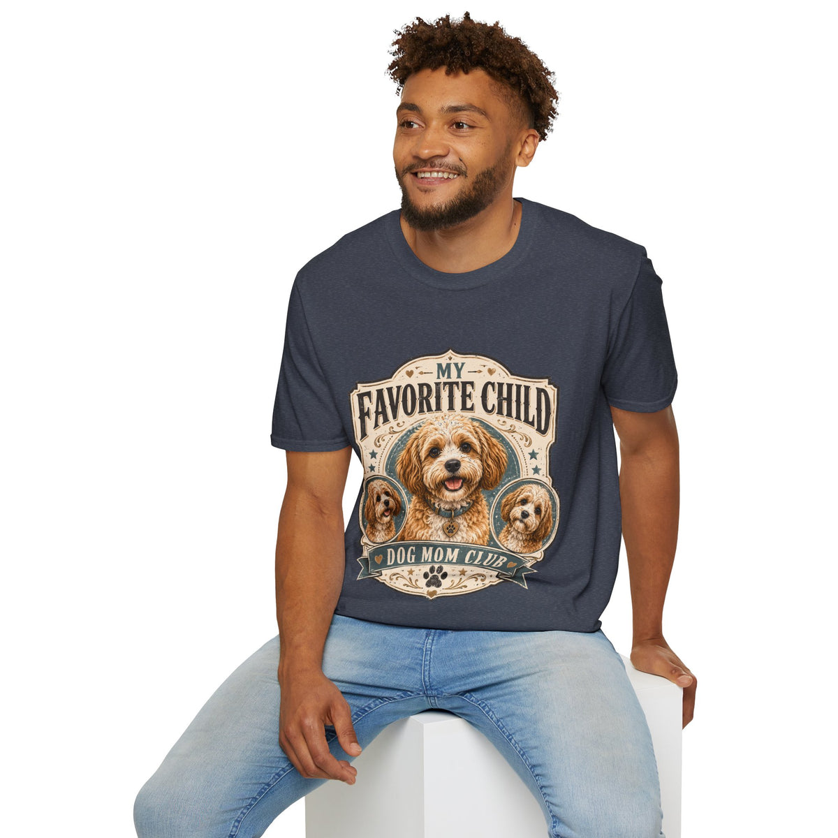 My Favorite Child Dog Mom Club T-Shirt — Cute Puppy Pet Lover Tee