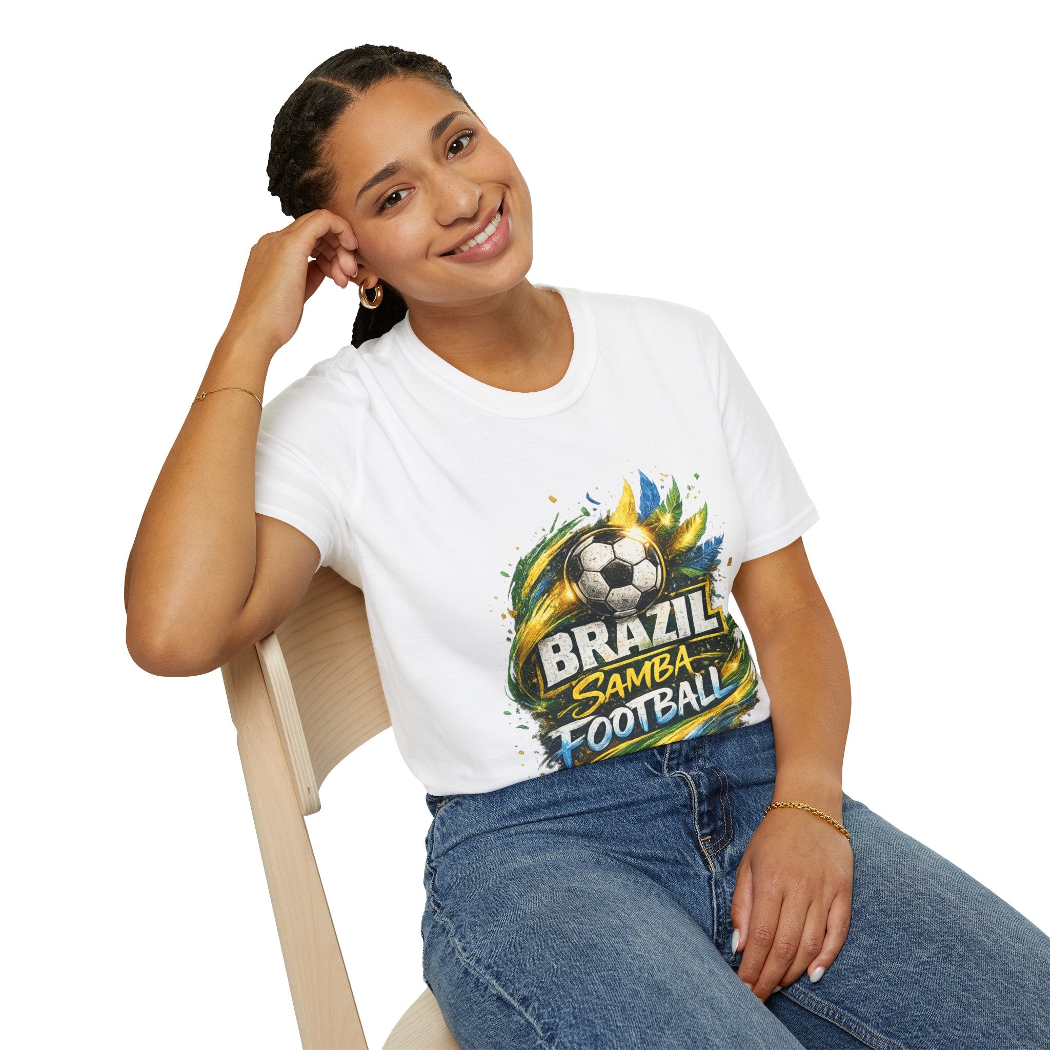 Brazil Samba Football T‑Shirt