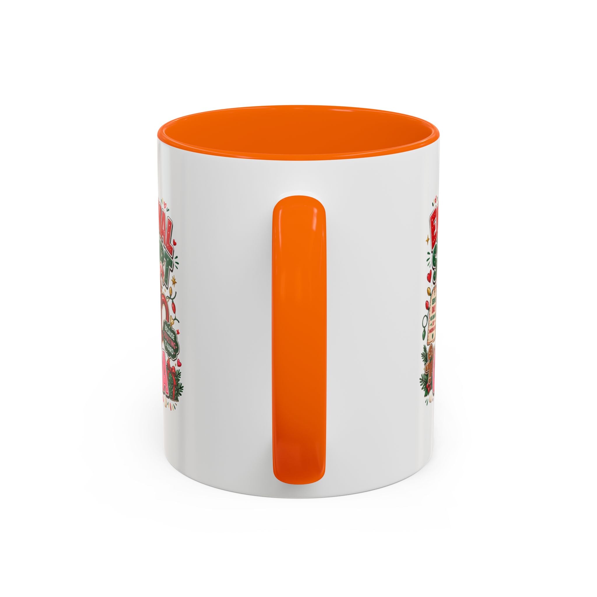 Modern Day Christmas  Emotional Support Cocoa Mug — Festive Hot Chocolate Christmas Coffee Cup (11/15oz)