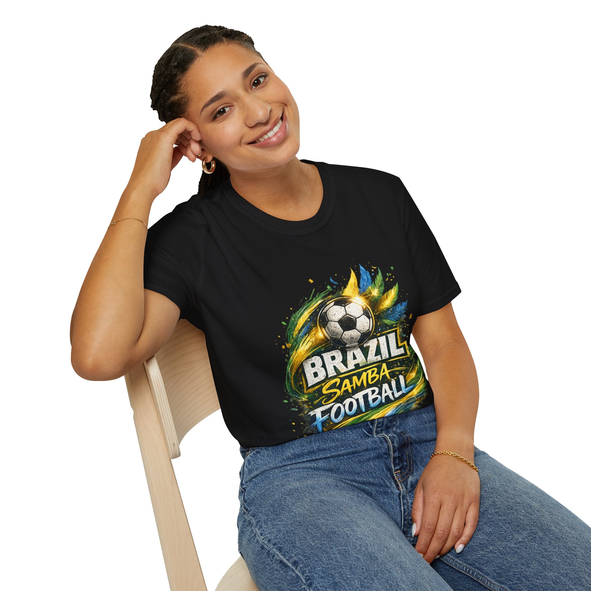 Brazil Samba Football T‑Shirt