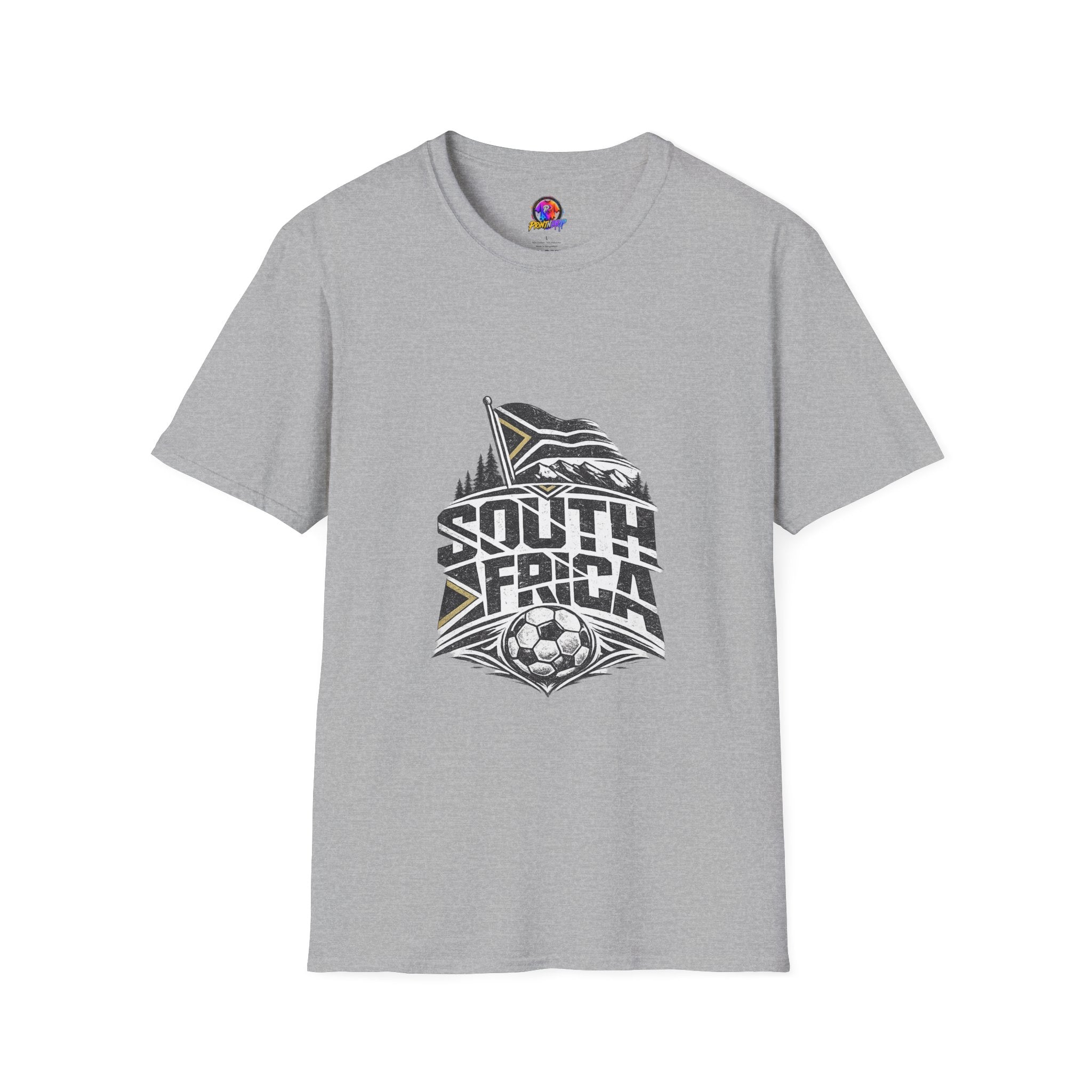 South Africa Flag & Soccer Crest T‑Shirt