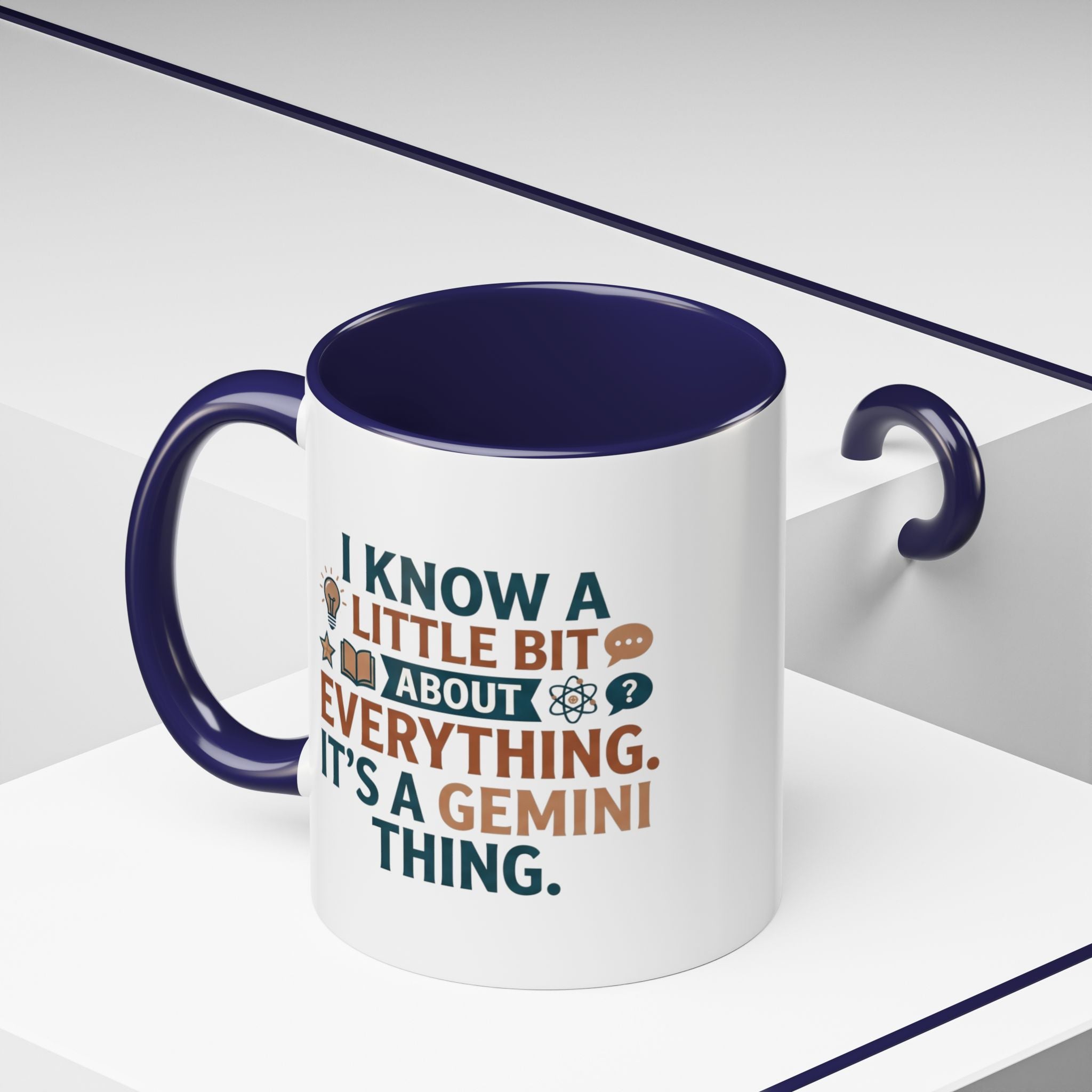 Gemini Zodiac Coffee Mug — "I Know a Little Bit About Everything, It's a Gemini Thing"
