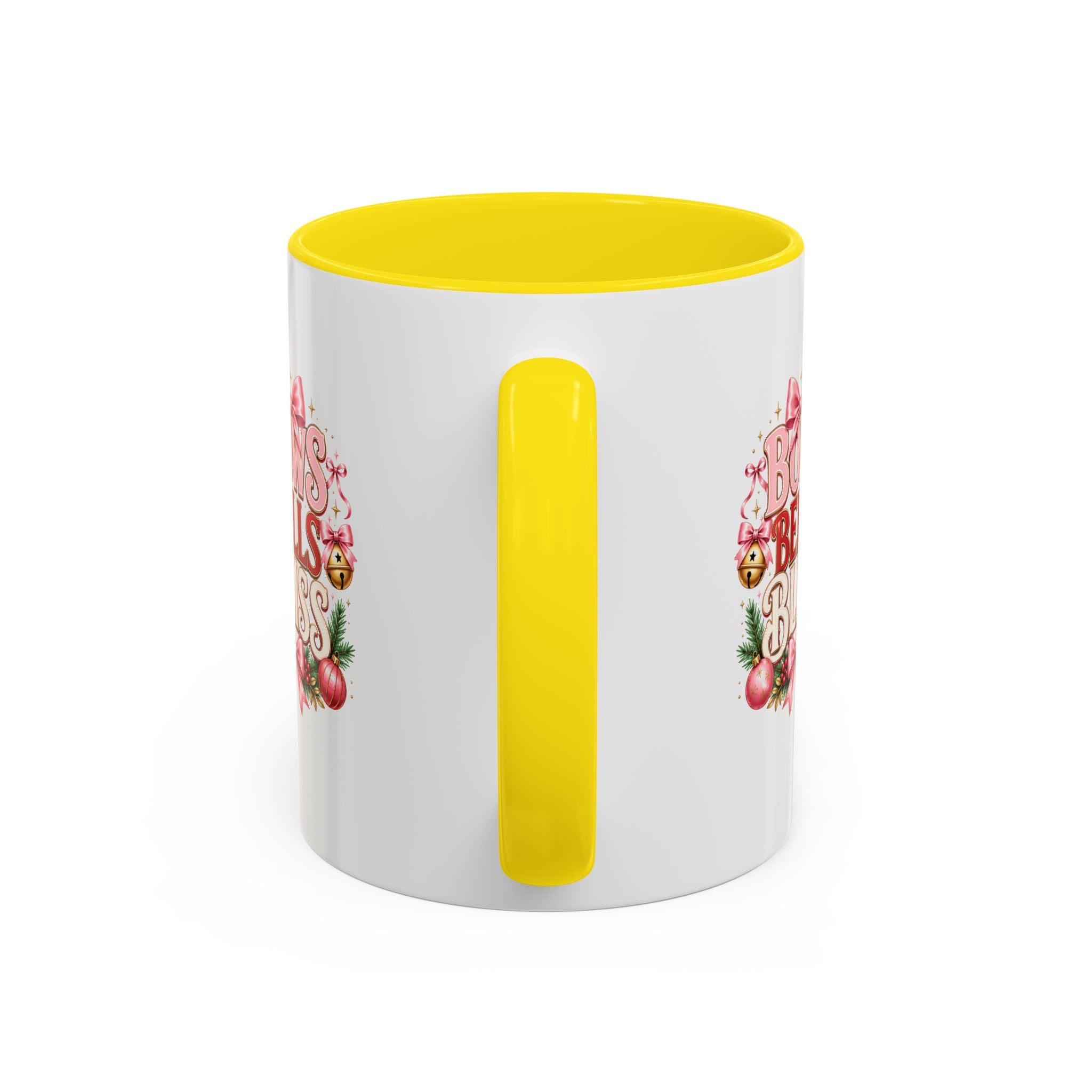 Bows Bells Bliss Christmas Accent Coffee Mug