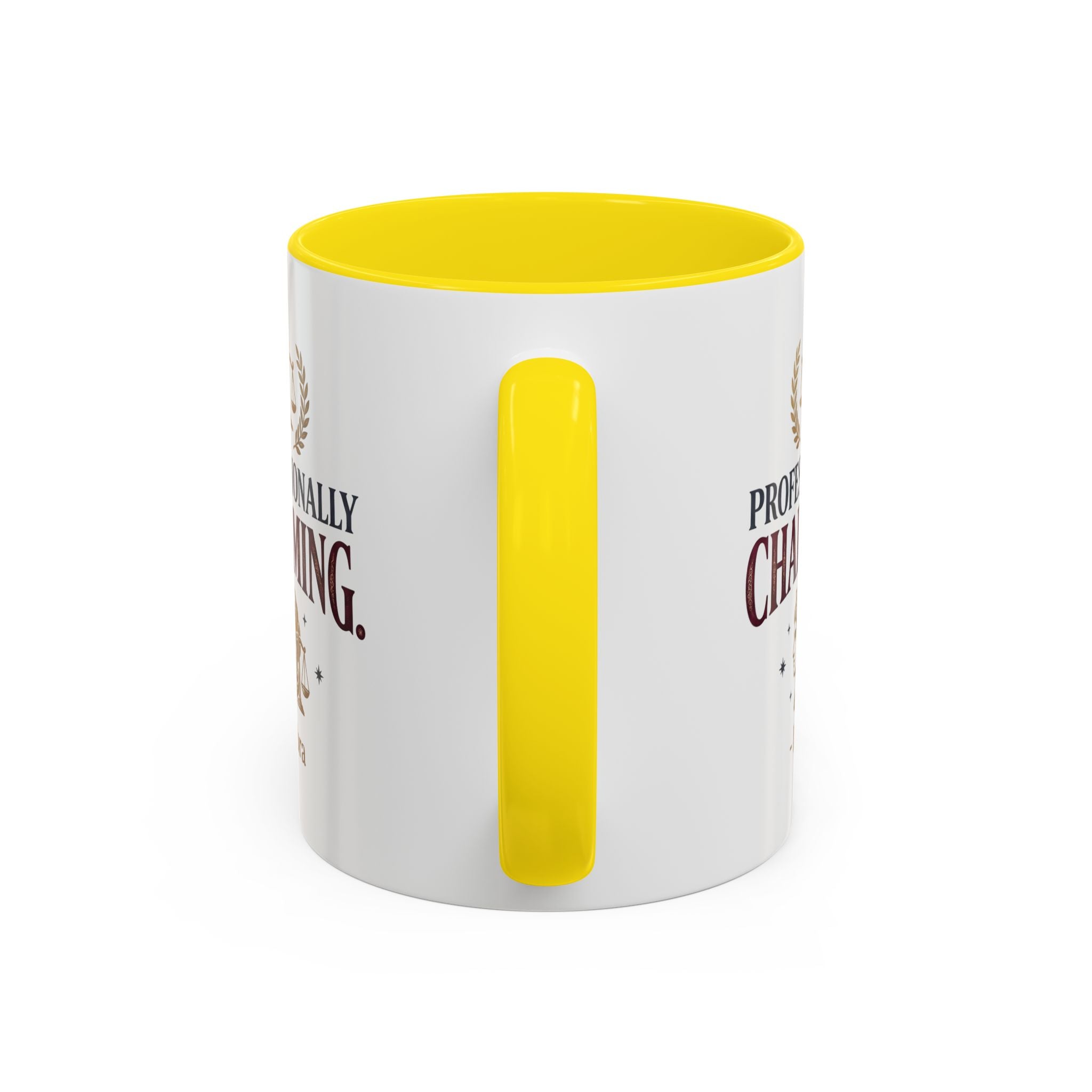 Libra 'Professionally Charming' Accent Coffee Mug — Zodiac Astrology Gift