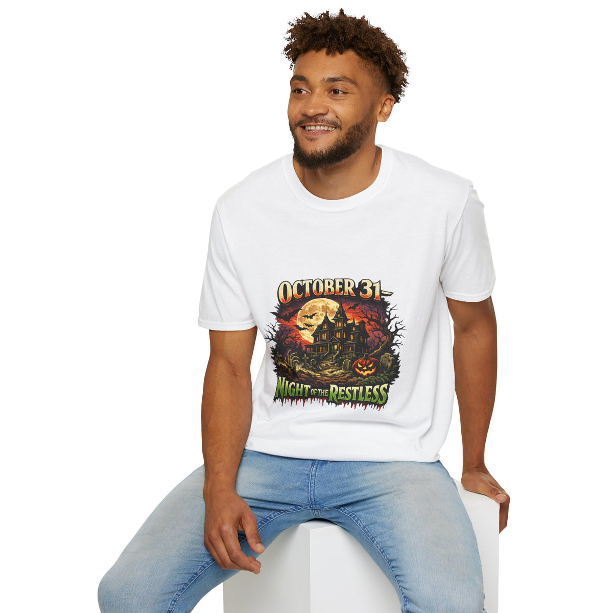 Halloween October 21 Unisex Softstyle T-Shirt