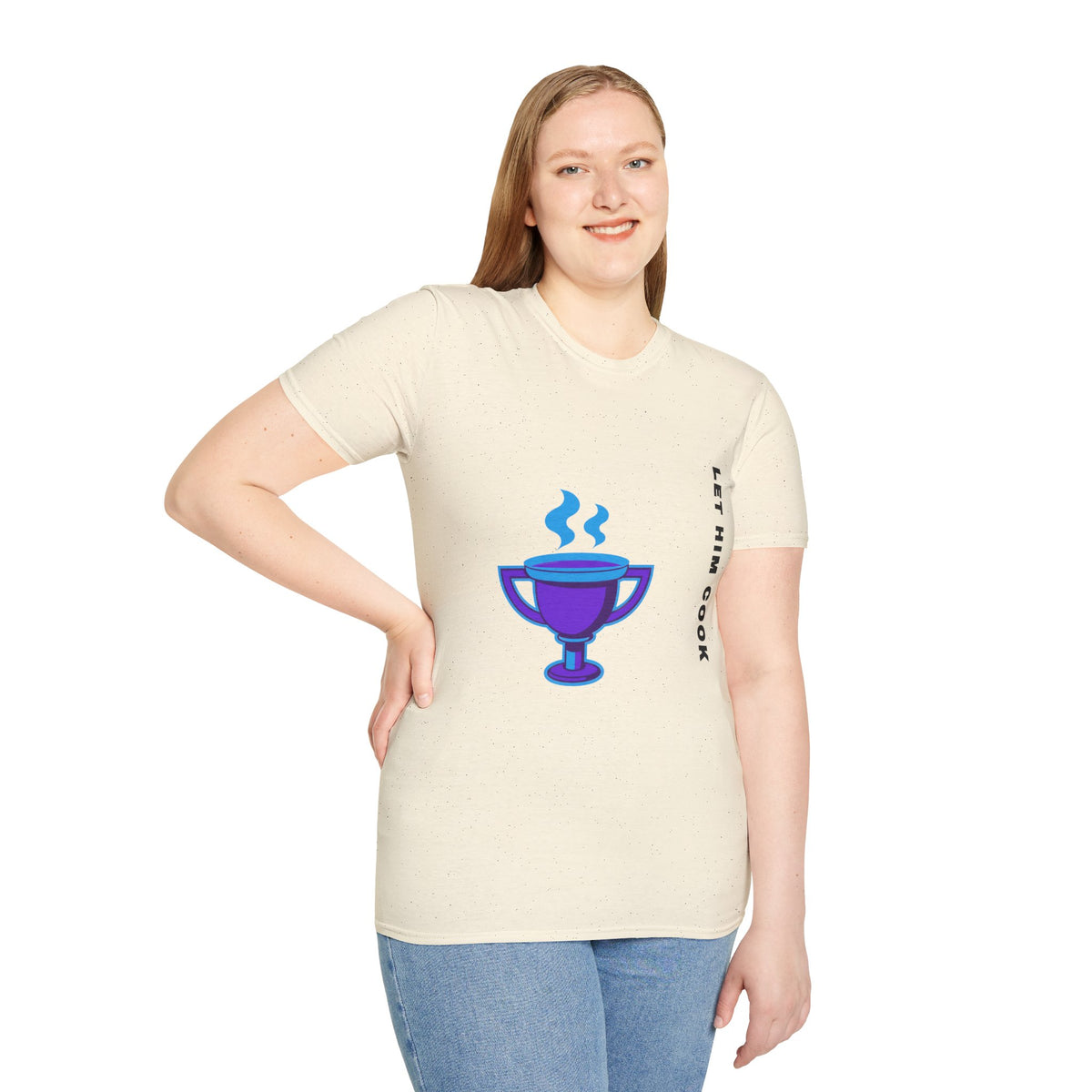 Trophy Mug T‑Shirt — "Let Him Cook" Funny Chef Pride Tee - Trending Now - September 2026