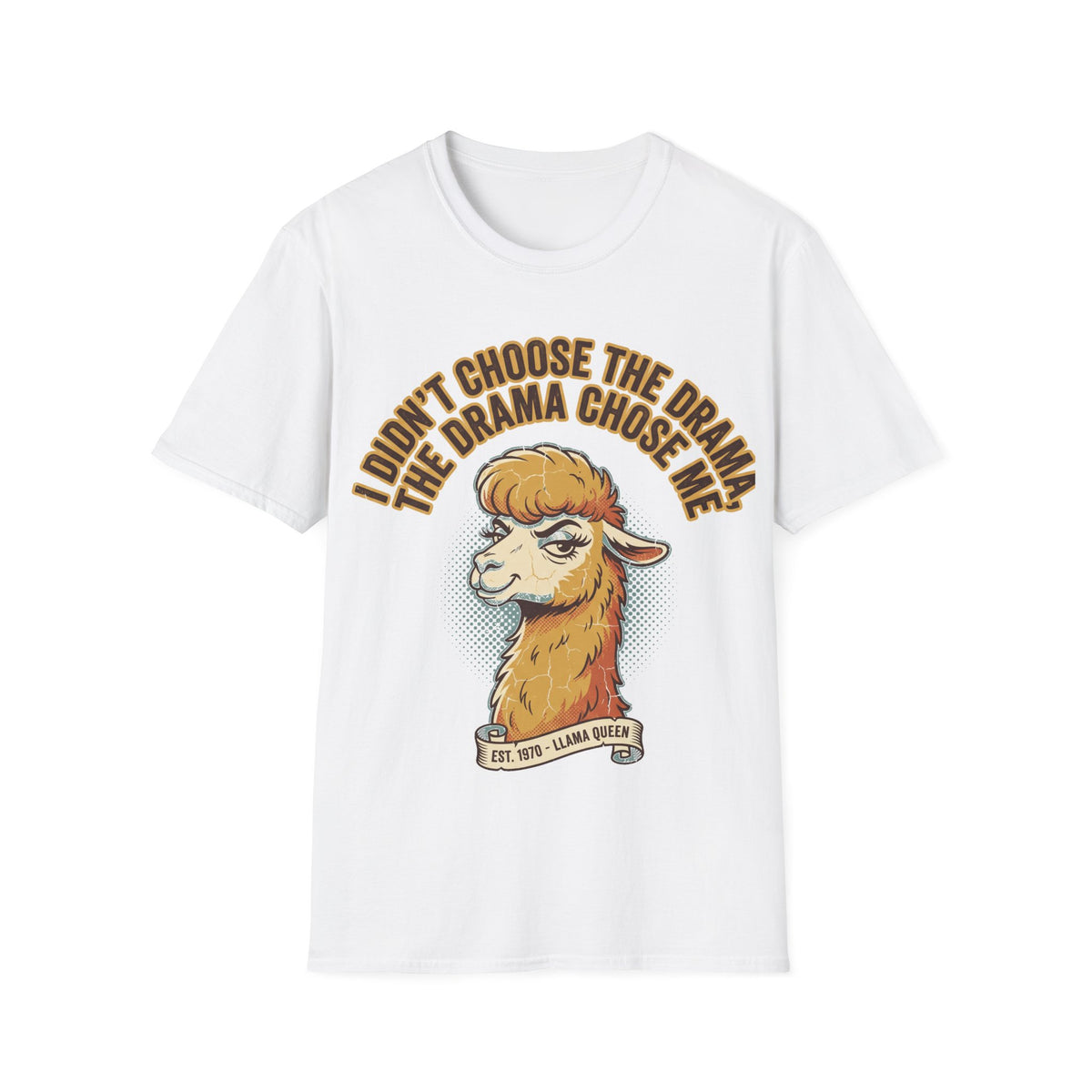 Sheep Graphic T‑Shirt — "I Don't Choose the Drama, the Drama Chooses Me" - Trending Now - September 2026