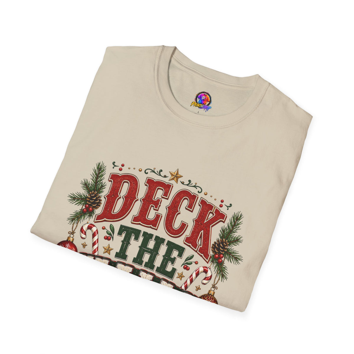 Deck the Halls Y'All T-Shirt — Festive Christmas Holiday Tee