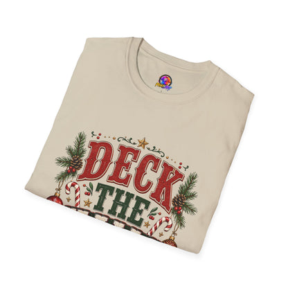 Deck the Halls Y'All T-Shirt — Festive Christmas Holiday Tee