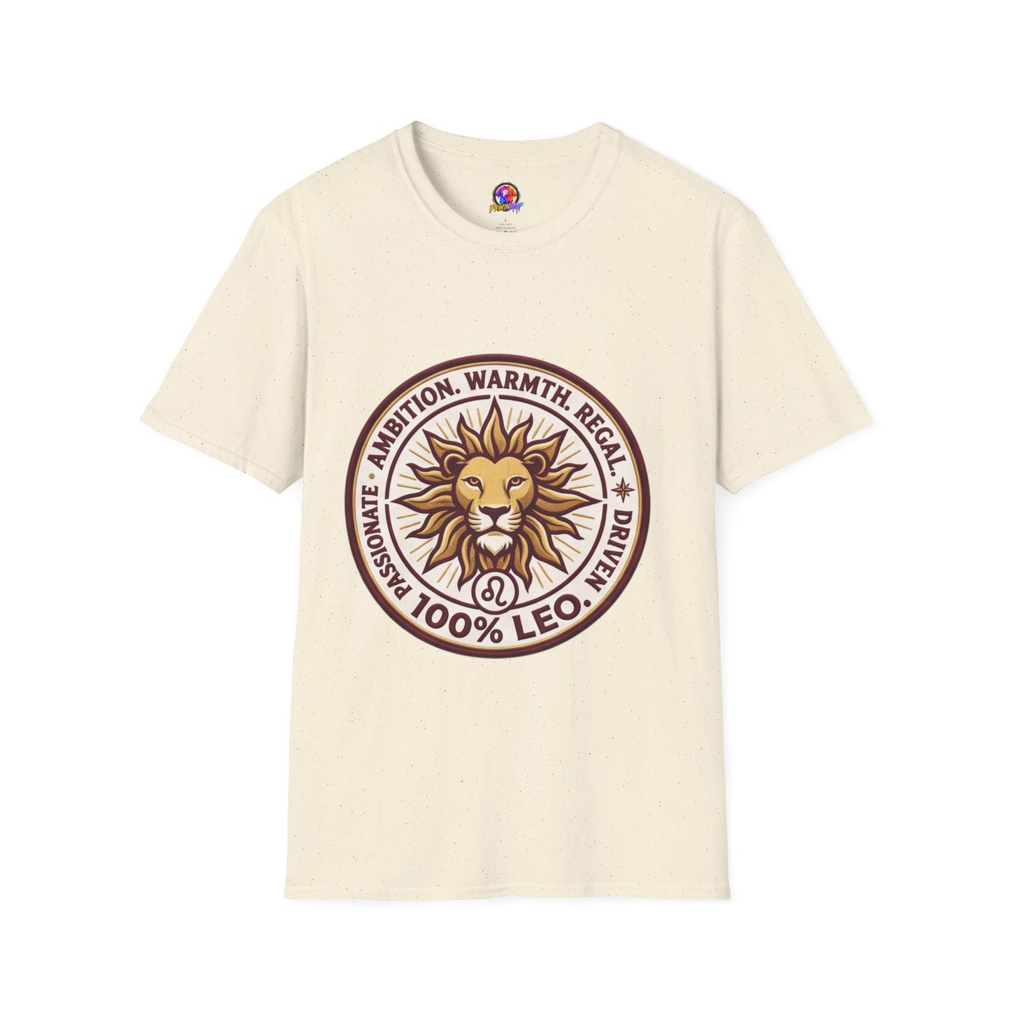 Leo Zodiac Lion T-Shirt — Ambition, Warmth & Regal Pride Graphic Tee