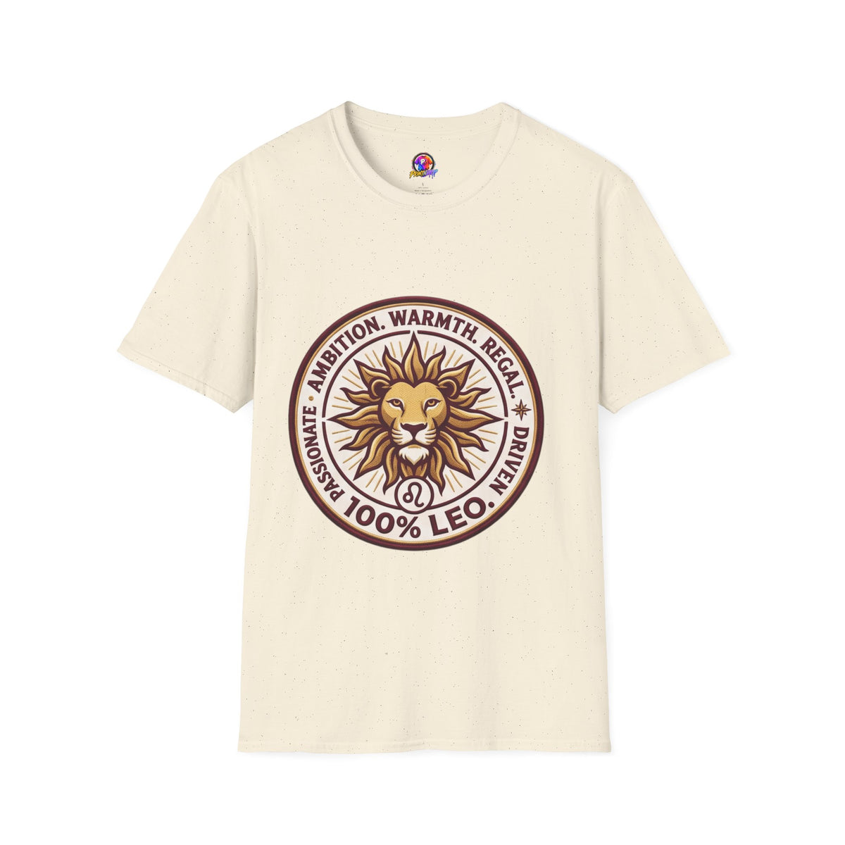 Leo Zodiac Lion T-Shirt — Ambition, Warmth & Regal Pride Graphic Tee