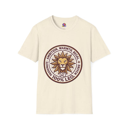 Leo Zodiac Lion T-Shirt — Ambition, Warmth & Regal Pride Graphic Tee
