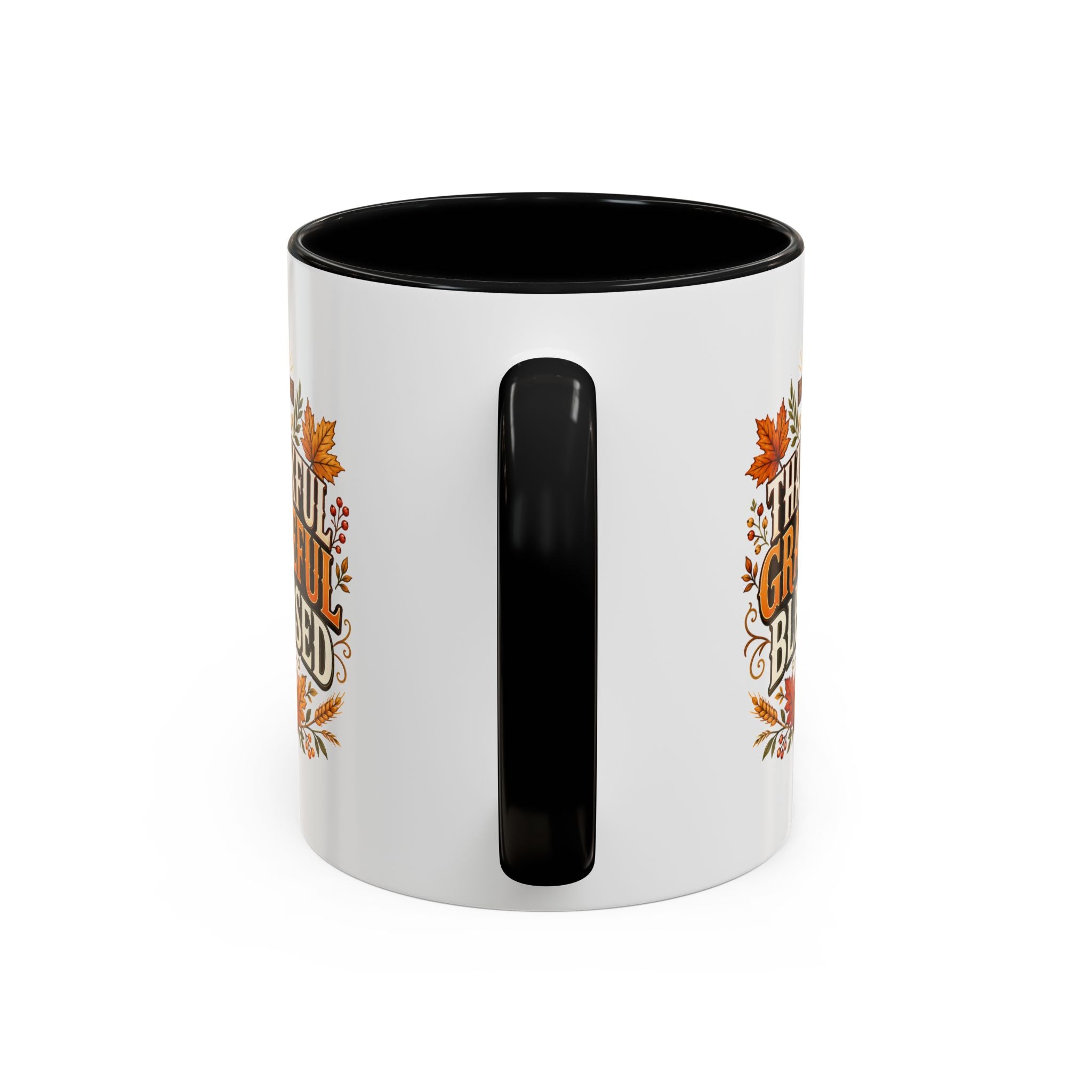 Thanksgiving Mug Thankful Grateful Blessed Coffee Mug
