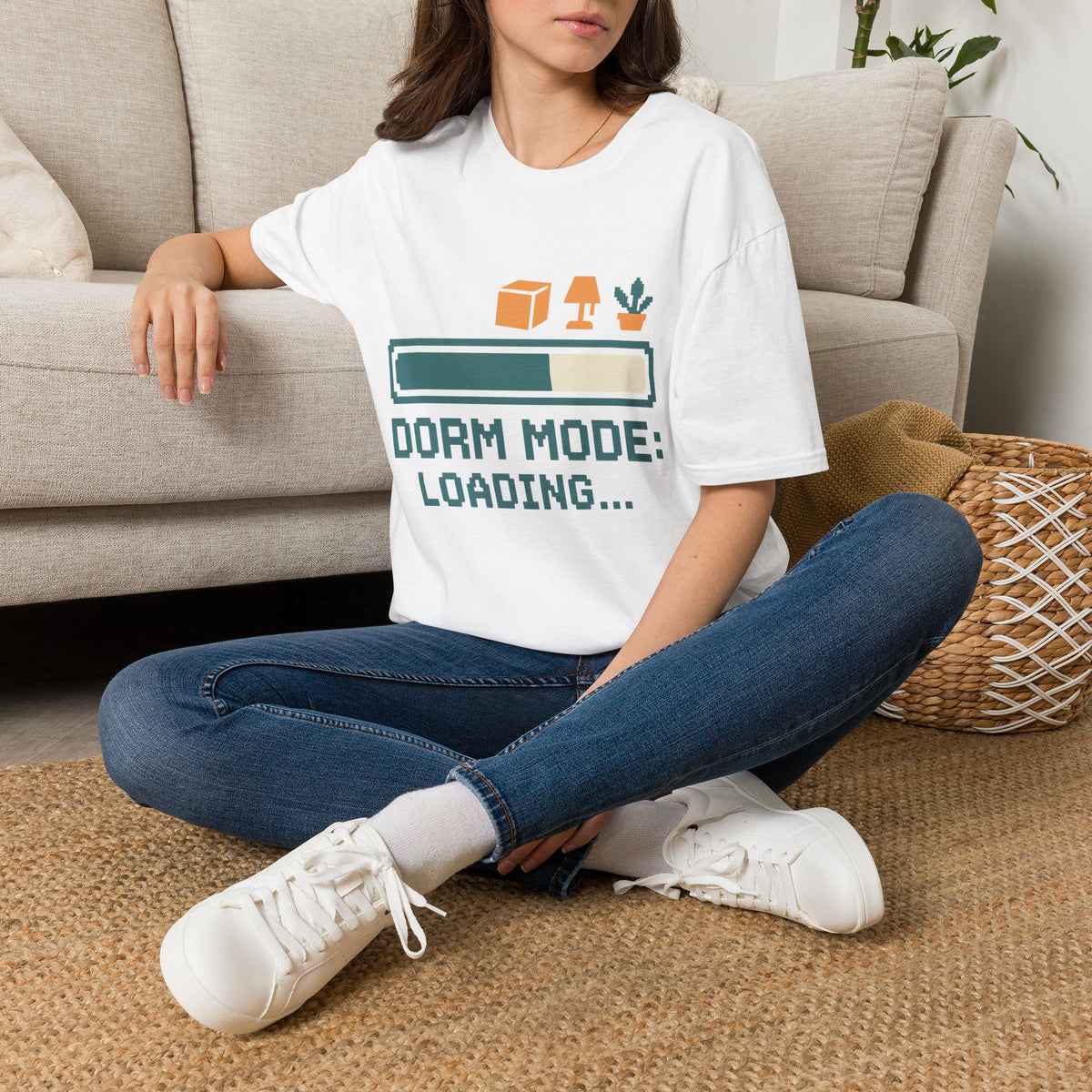 Dorm Mode Loading T‑Shirt — Funny Moving/College Moving Tee - Trending Now - August 2026