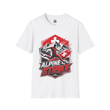 Switzerland Alpine Strike T‑Shirt – Swiss Mountain Ski & Snowboard Graphic