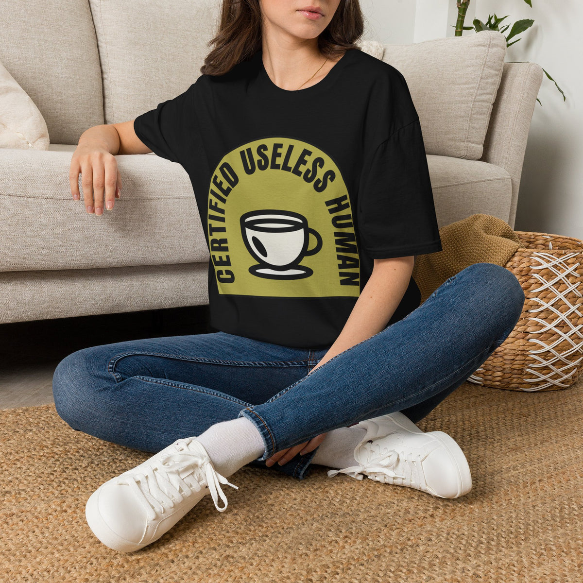 Certified Useless Human T-Shirt — Funny Coffee Lover Graphic Tee - Trending Now - August 2026