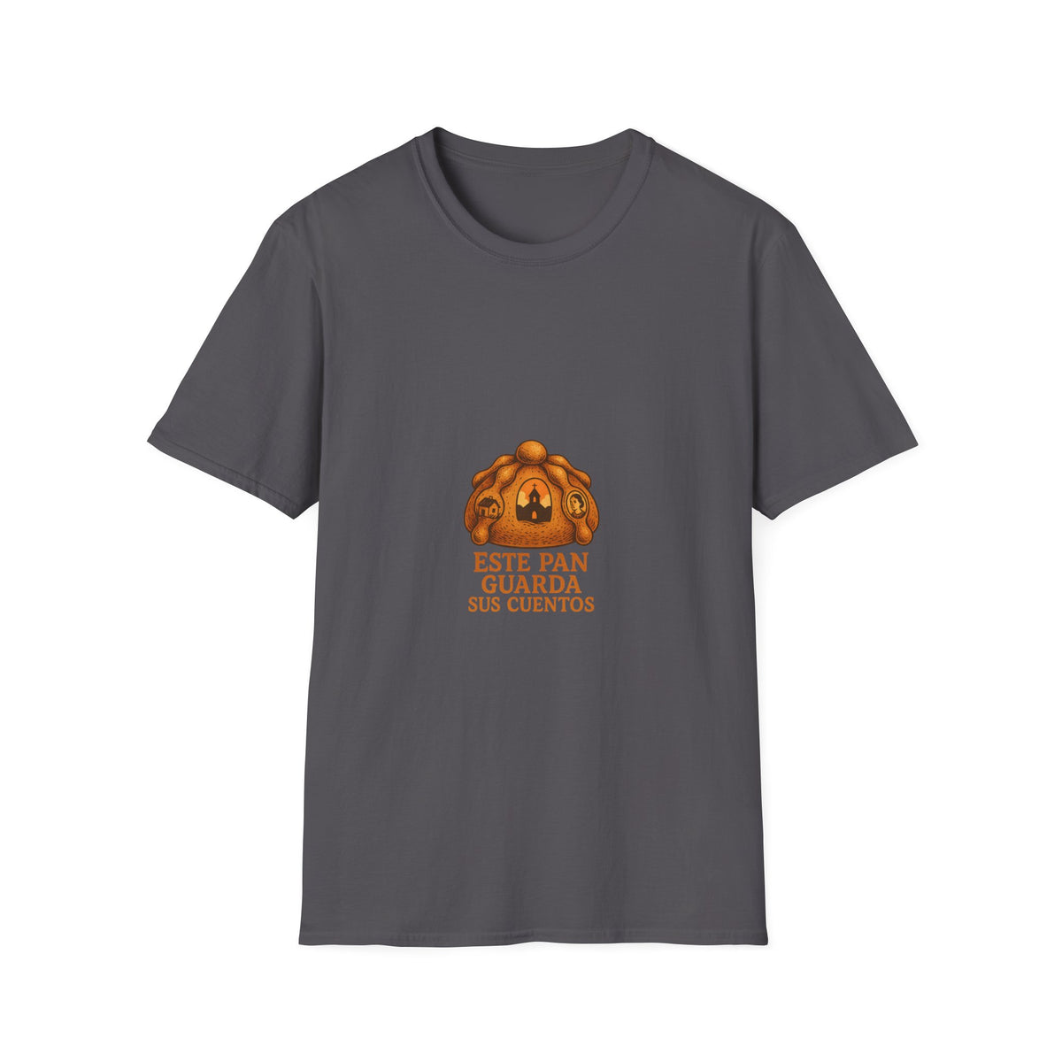 T-Shirt — 'Este Pan Guarda Sus Cuentos' Concha/Pan Dulce Design - Trending Now - October 2026