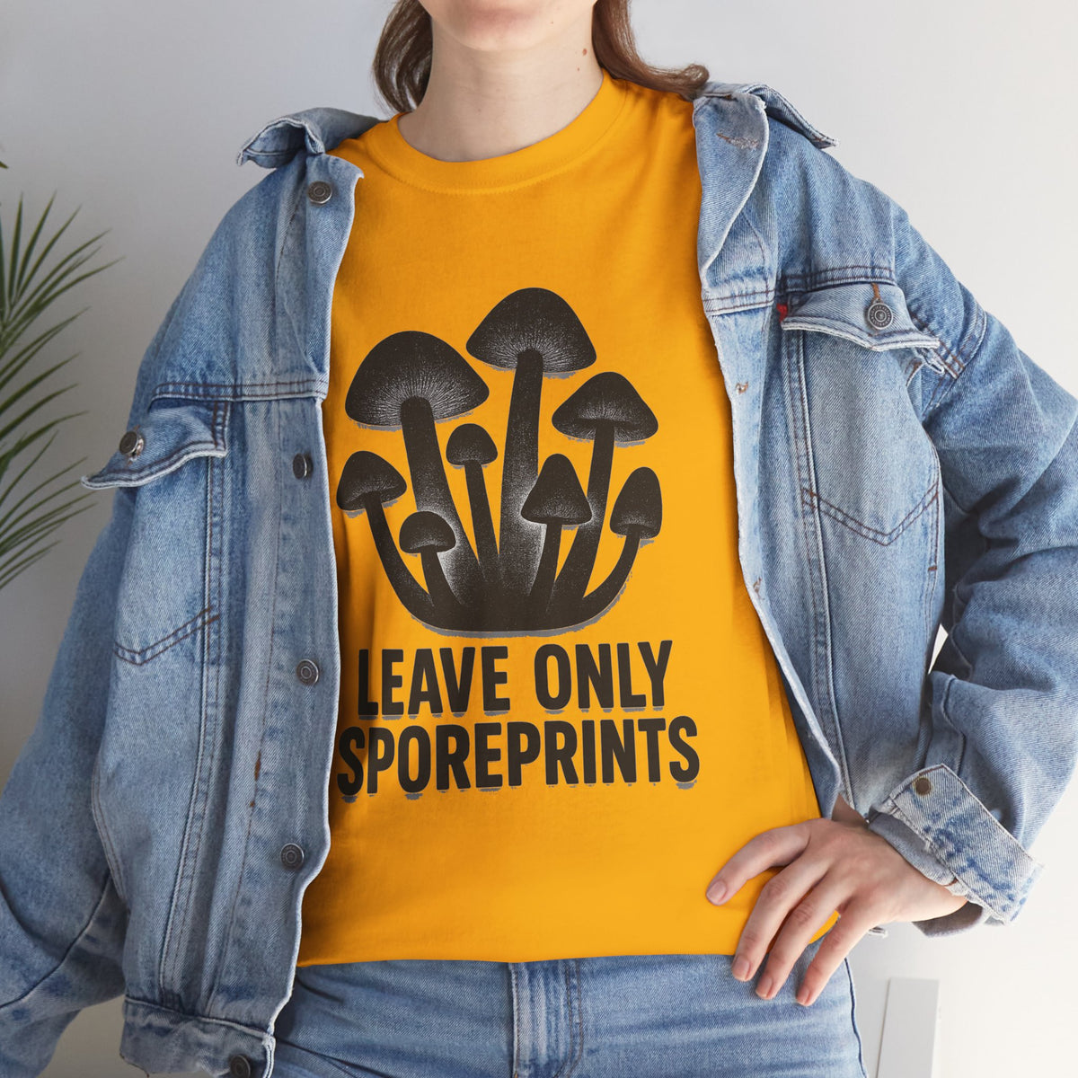 Mushroom Tee — "Leave Only Sporeprints" Eco Nature Graphic Shirt - Trending Now - August 2026