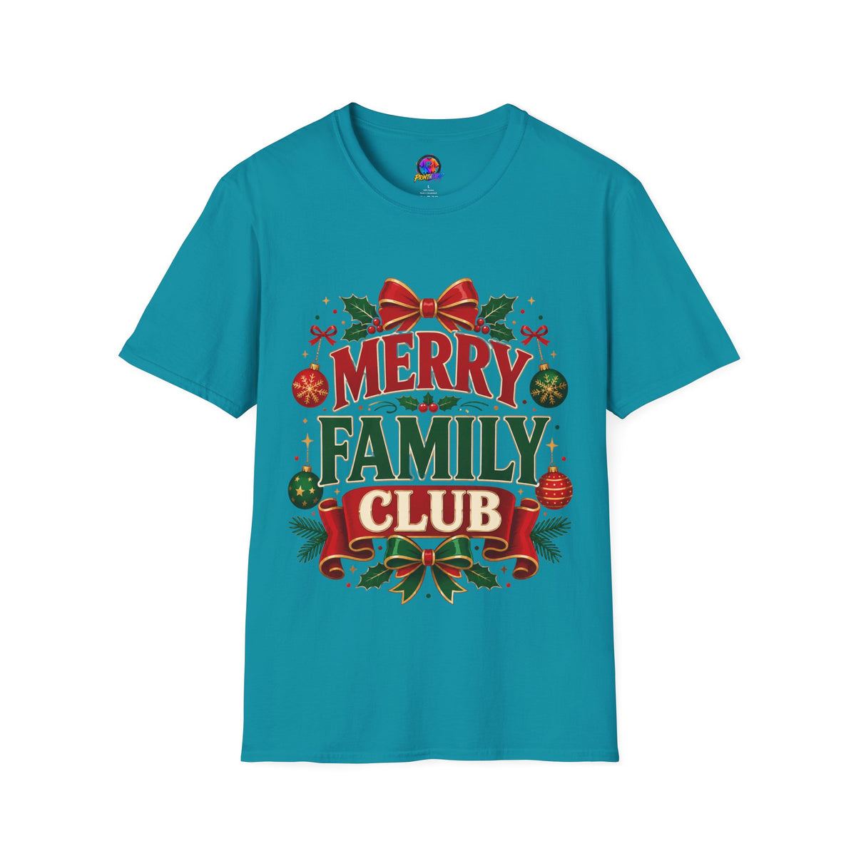Merry Family Club Christmas T-Shirt
