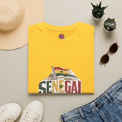 Senegal Flag Graphic T-Shirt — Vintage Senegal Pride Tee