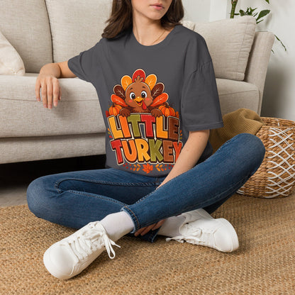 Little Turkey T‑Shirt – Cute Thanksgiving Kids & Family Tee