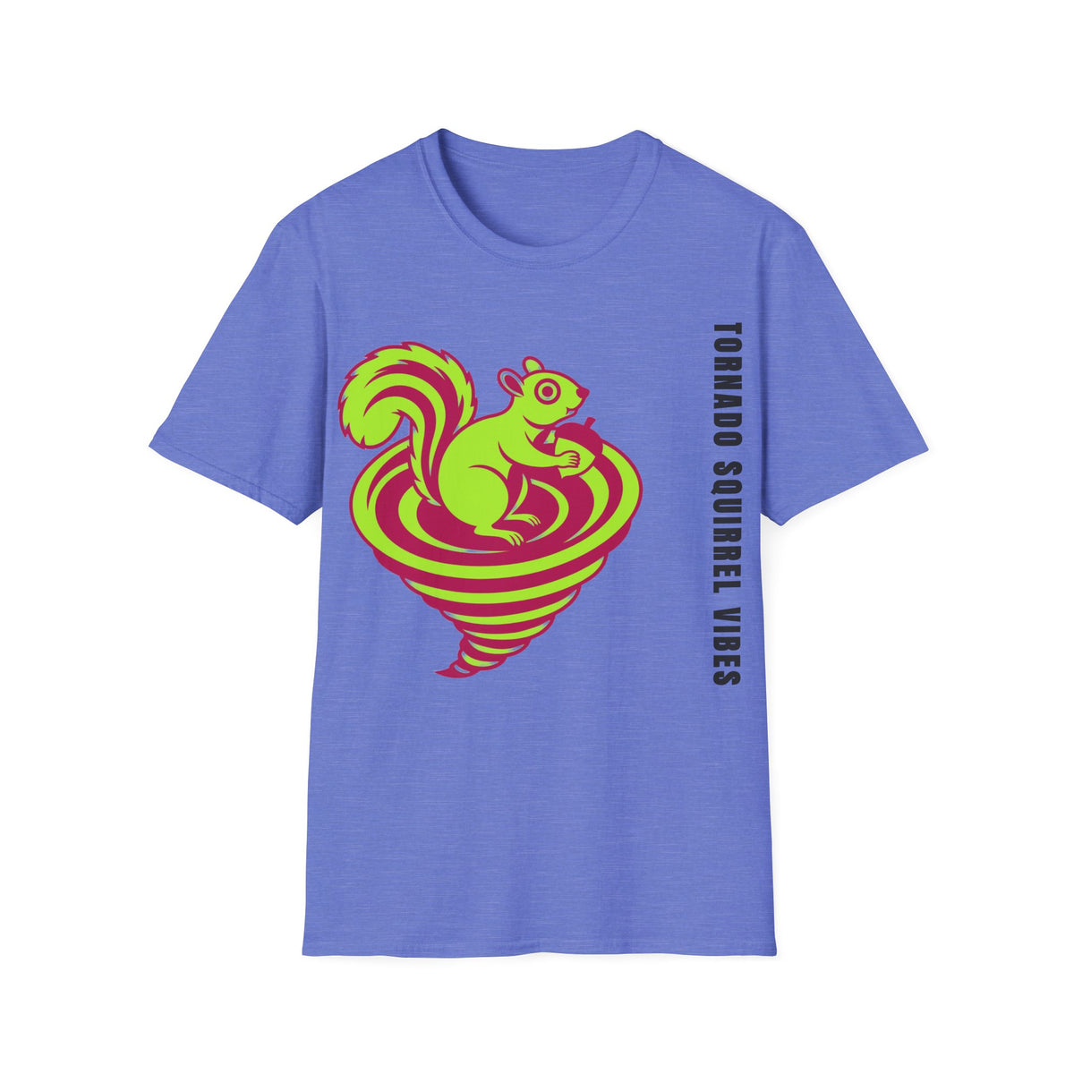 Squirrel Tornado T‑Shirt — Neon Retro Squirrel Whirl Graphic Tee - Trending Now - September 2026